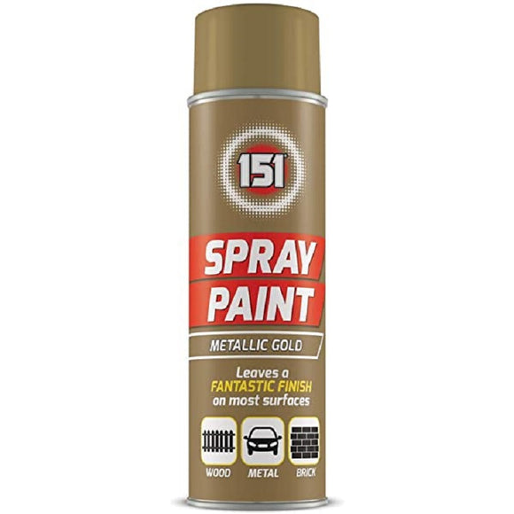 151 Metallic Gold Spray Paint 400ml