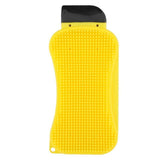 Multi Purpose Antibacterial Silicone Mini Dish Washing Sponge (Yellow)