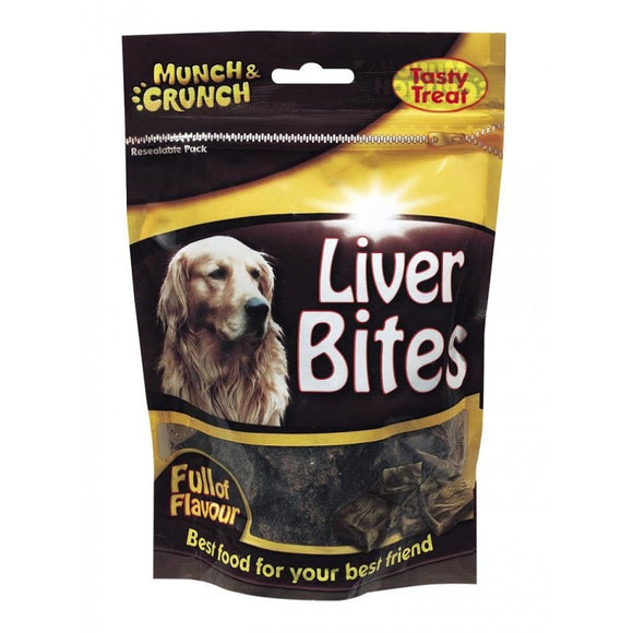 Munch Crunch Liver Bites 125g