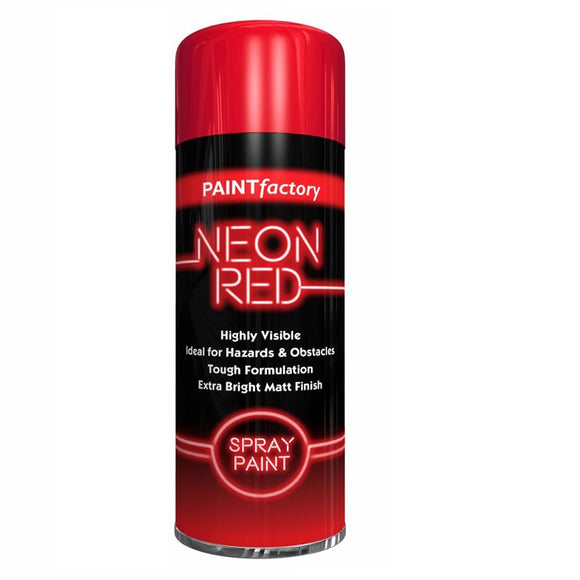 Neon Red Spray Paint 200ml