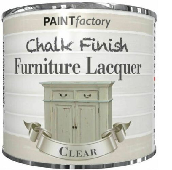 Paint Factory Chalk Finish Clear Lacquer Tin 200ml