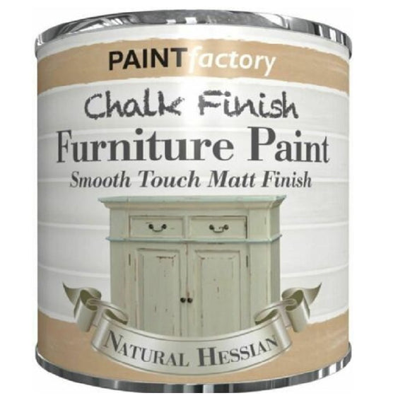 Chalk Finish Hessian Tin Paint - 250ml