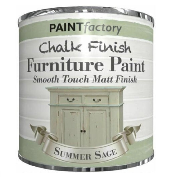 Chalk Finish Summer Sage Tin Paint - 250ml