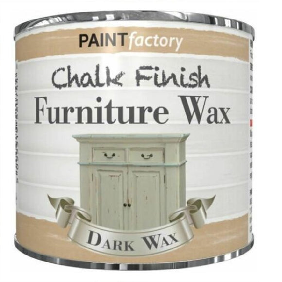Chalk Finish Dark Wax Tin - 200ml