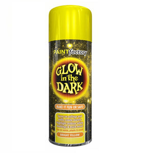 Glow in the Dark BRIGHT YELLOW Spray Paint - 300ml