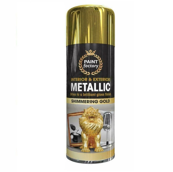 Paint Factory Metallic Gold Spray Paint 400ml