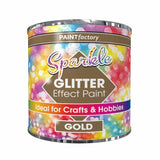 Paint Factory Sparkle Glitter Paint GOLD 125ml