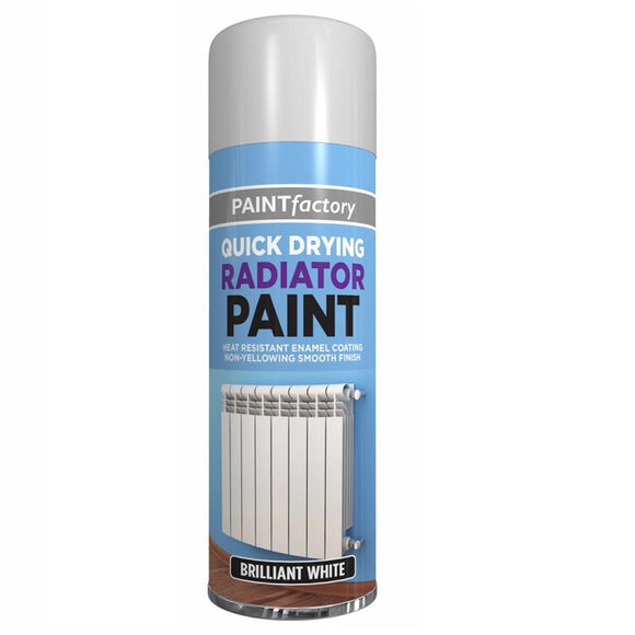 Brilliant White Radiator Spray Paint - 300ml
