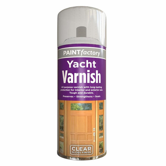Clear Yacht Varnish Spray Paint - 250ml