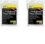 151 Polythene Dust sheets 2PK