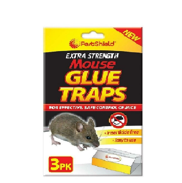 Pest Shield Mouse Trap Glue Boards (3PK)