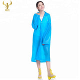 Reusable Waterproof Raincoat (Blue)