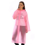 Reusable Waterproof Raincoat (Pink)