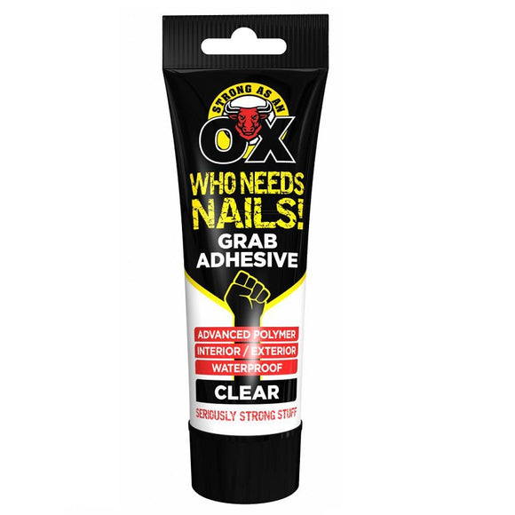 OX Grab Adhesive tube CLEAR