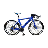 Diva Sports 26" Wheels Road Bike 24 Gear Speed (Blue)