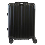Rock Aluminium Travel Suitcase (20 Inch Black)