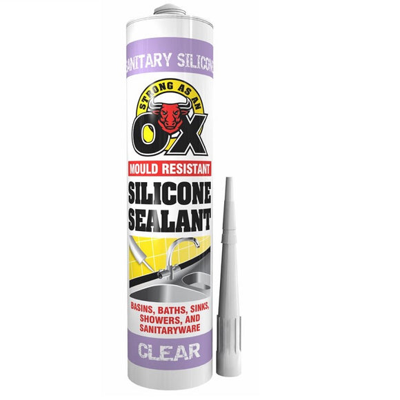 OX Silicone Sealant CLEAR