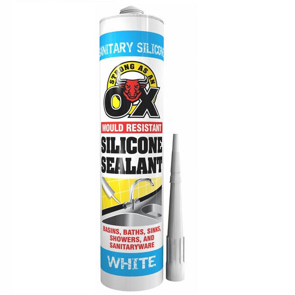 OX Silicone Sealant WHITE