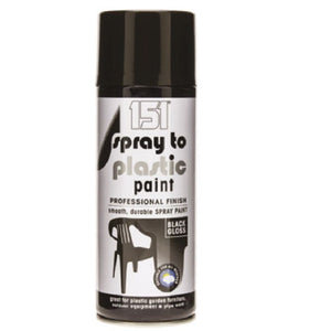 151 Spray To Plastic Black Gloss - 400ml
