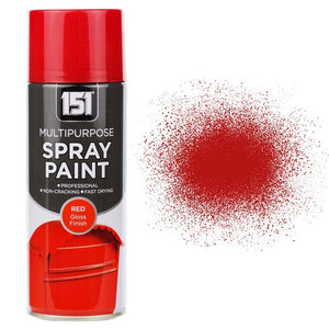 151 RED GLOSS SPRAY PAINT 250ML