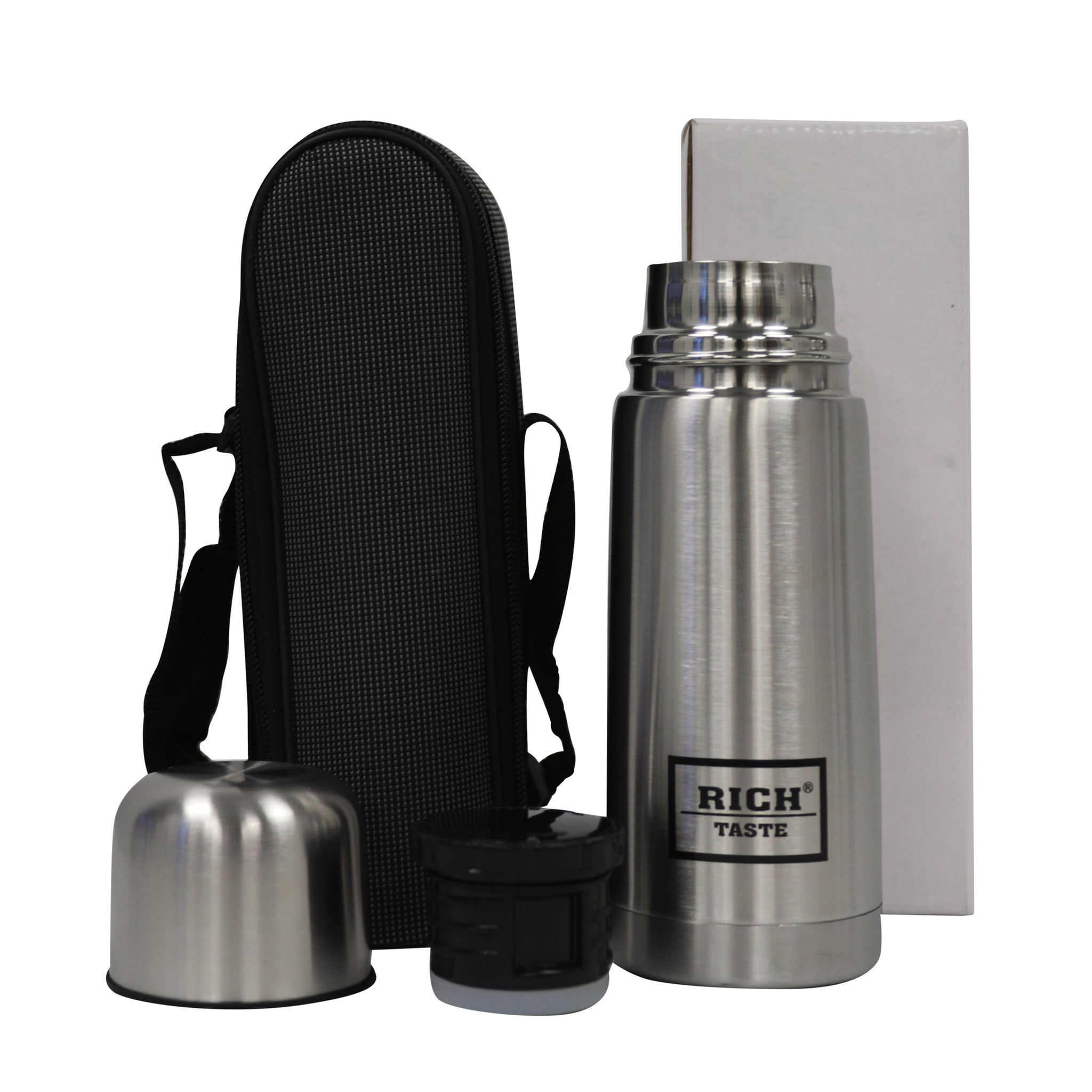 Stainless Steel Push Button Food Flask 350ml