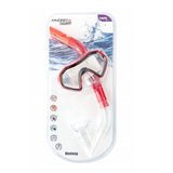 Bestway Diving Snorkel Goggles & Mask (Youth Red)