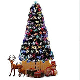 LED Fibre Optic Multicoloured Christmas Tree - 6FT