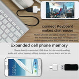 Aluminium USB 2.0/Micro USB Adaptor/Connector (Silver)