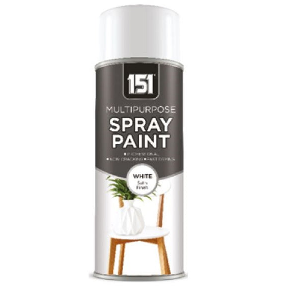 151 White Satin Finish Spray 400ml