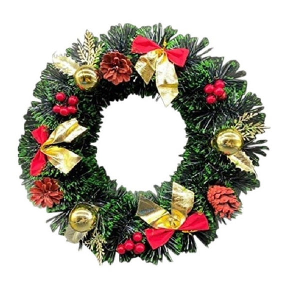 Large Decorated Christmas Wreath 40cm 16