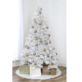 Artificial Bushy White Christmas Tree - 8FT