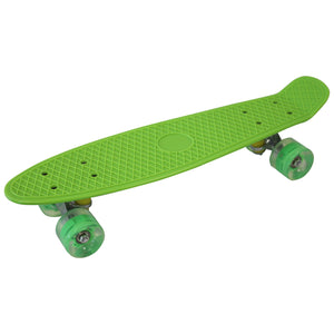 Skateboard Cruiser 22" LED Wheels (Green)