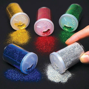 Essential Stationery Glitter Shakers 50g RED
