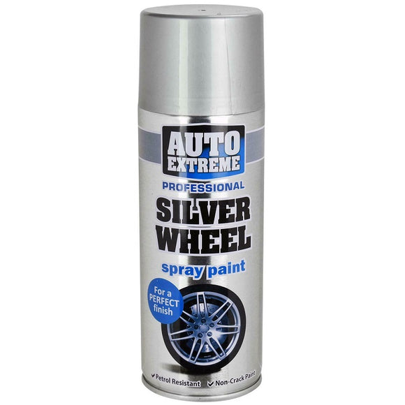 Auto Extreme Silver Wheel Spray Paint - 400ml